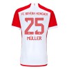 Maglia ufficiale FC Bayern Monaco Thomas Muller 25 Casa 2023-24 per Bambino